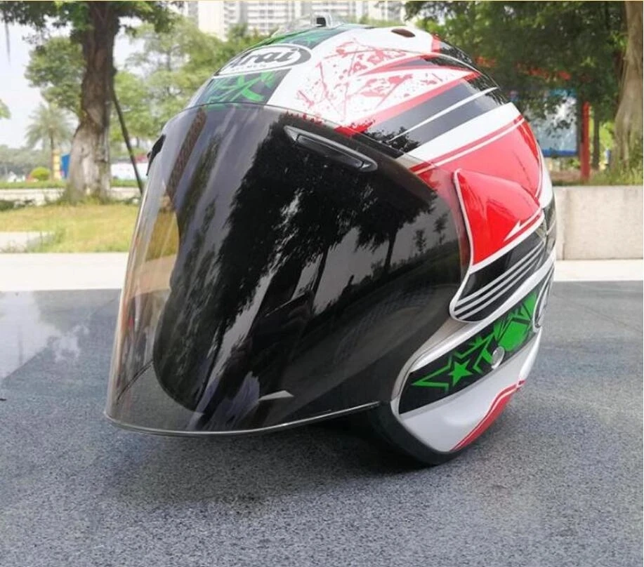 

2022 New RAM3 Motorcycle Helmet Half Open Face Men Women Casco Vintage Scooter Jet Helmet Retro Helmets Pare Moto Cascos Para Re