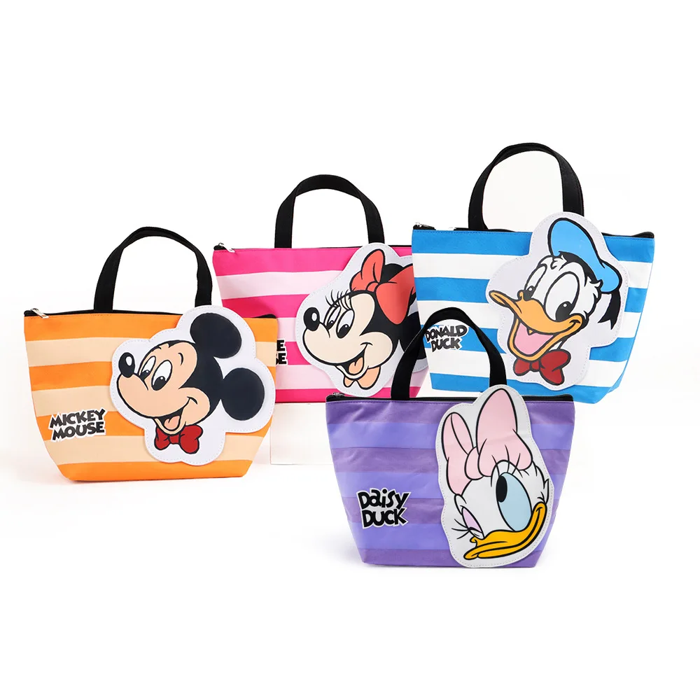 Disney Tote Lunch Bag for Women Girls Minnie Michie Tote Bag Cute Stylish Multi-purpose Bag for Office Workers Free Shipping