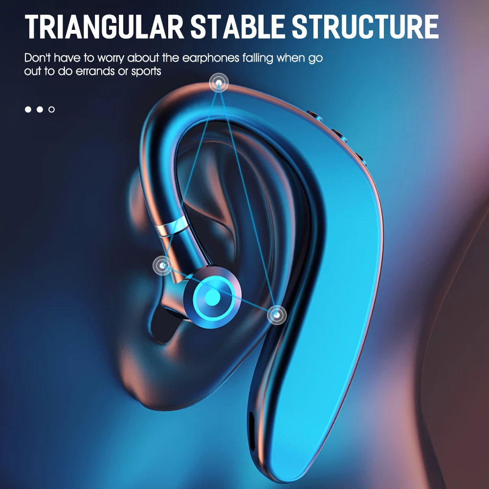 Bluetooth-наушники беспроводные наушники с ушным крючком стереогарнитура спортивные