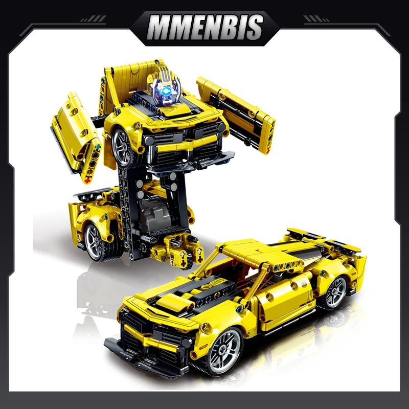 

2 In 1 Transform Cars Building Blocks Deformation Model Super Racing Vehicle MOC Bricks Plastic Toys Gifts for Boys Kids Child