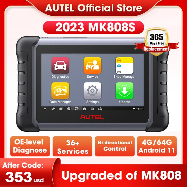 Autel MaxiCOM MK808 MK808S OBD2 Scanner Automotivo Car Diagnostic Tool OBD 2 Scanner Active Test Code Reader Key Coding Tool 1