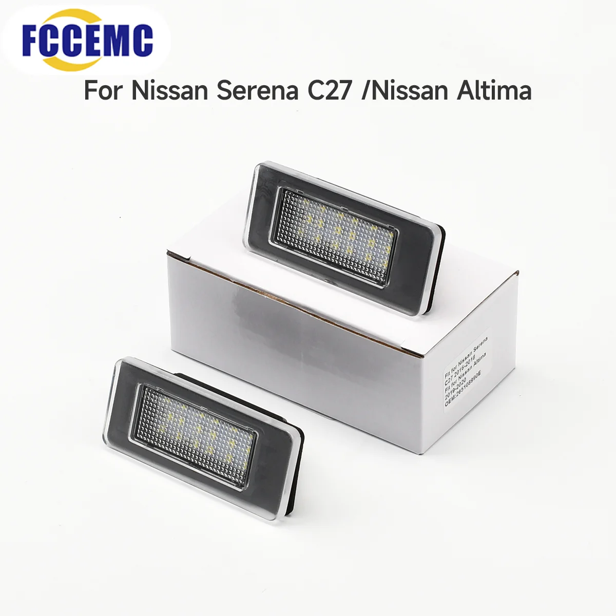 Флейта для номерного знака 2 шт флейта Nissan сирена C27 2016-2018 Altima 2019-2020