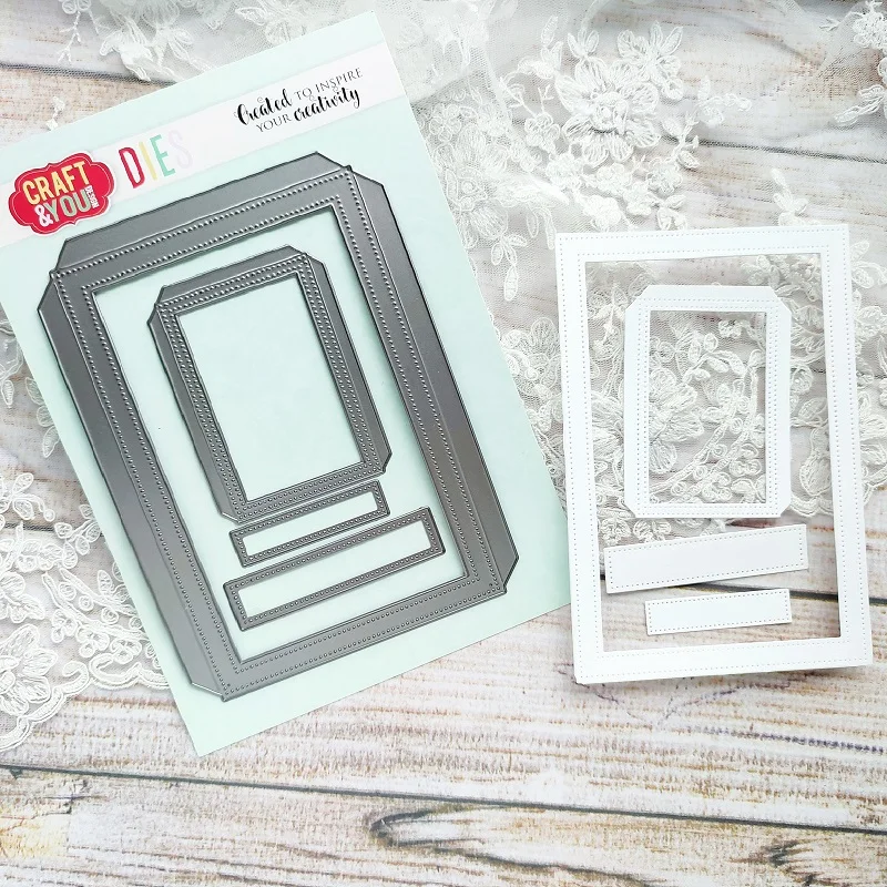 

Square Metal Cutting Dies For Scrapbooking Paper Craft Handmade Card Album Punch Art Cutter 2022 New Hot