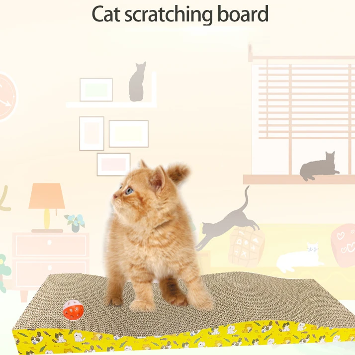 

Board Furniture Nails Scratching Corrugated Toys Protecting Cat Scratcher Pad Cats Cat Toy Interactive Grinding Cardboard Pet