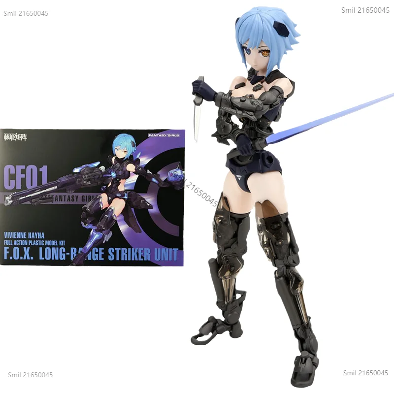 

16cm Original Game Anime Figure Fox Hunting Mobile Suit Girl VIVIENNE HAYHA Action Figure Toys for Kids Gift Collectible Model