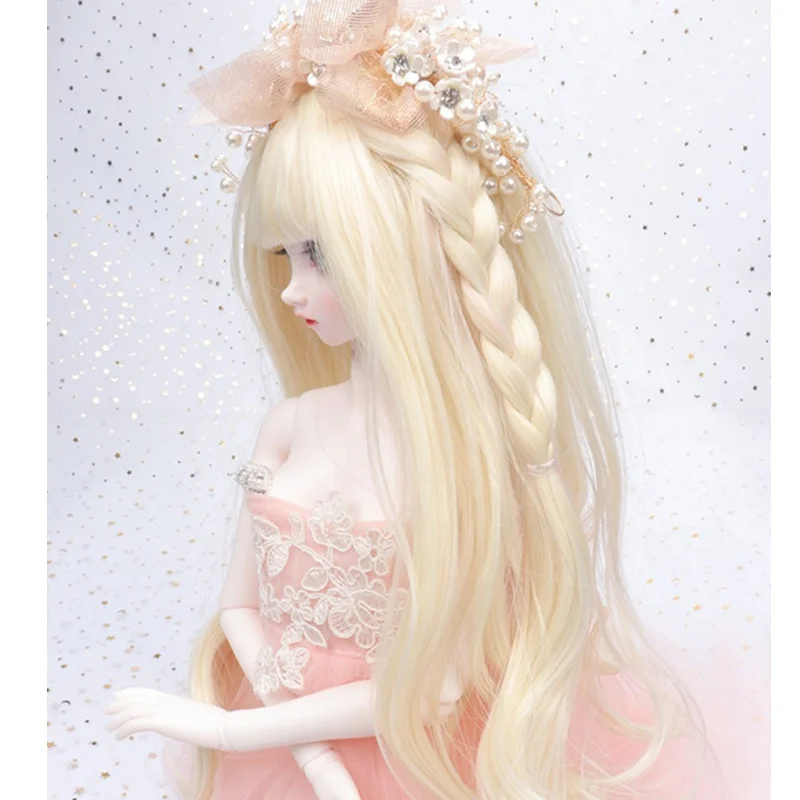 1/3 1/4 1/6 Bjd Doll Wig Accessories Dark Borwn Long Curly for 60cm Girls DIY Toys | Игрушки и хобби