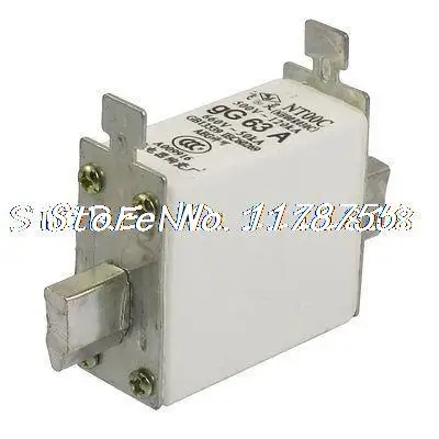 

NT00C 500V 120kA 660V 50kA Overload Protection Fuse Link gG 63A