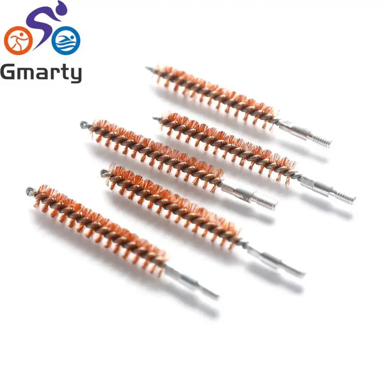 

5Pcs Phosphor Bronze Bore Brush Holder Bronze Bristle Gun Clean Brush Kit for Shotgun Rifle Hunting Accessories