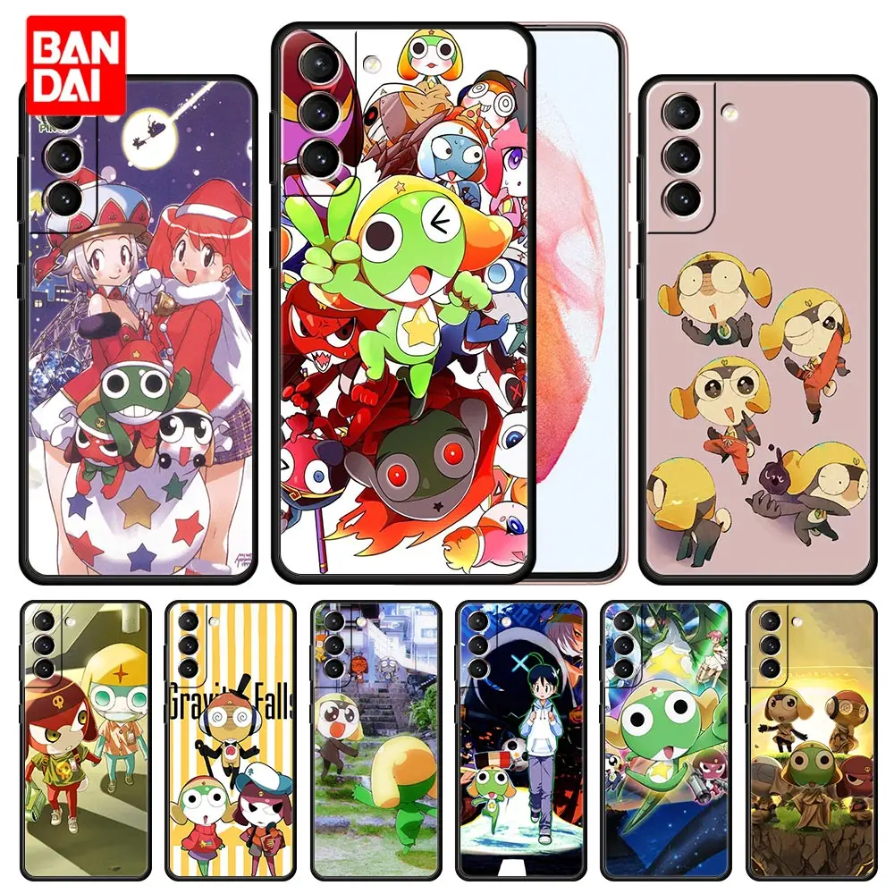 

Phone Case for Samsung Galaxy S20 FE S21 S10 S9 Plus Ultra 5G S20fe S21fe S20ultra Korea Luxury Capa Matte Trend Keroro Cartoon