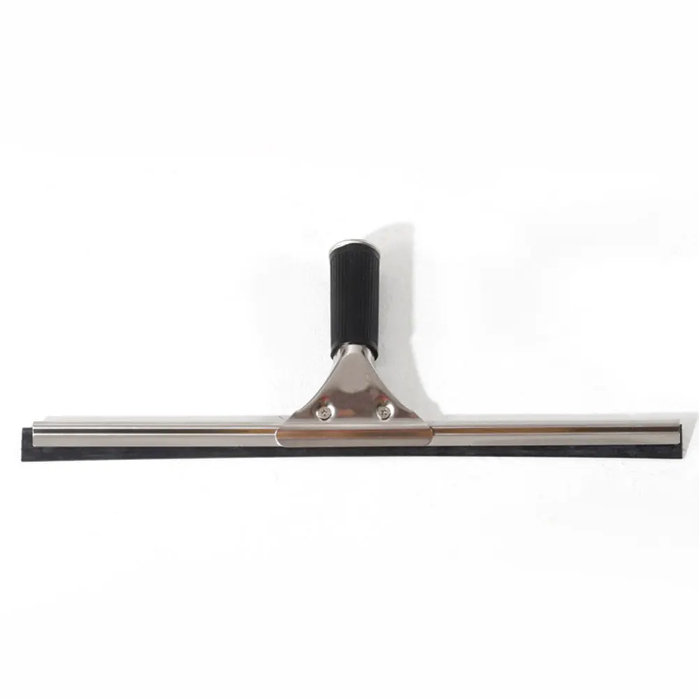 

Window Squeegee With Blade Stainless Steel Glass Wiper Home Universal Anti Rust Cleaning Tool Non Slip Indoor Outdoor Bathroom