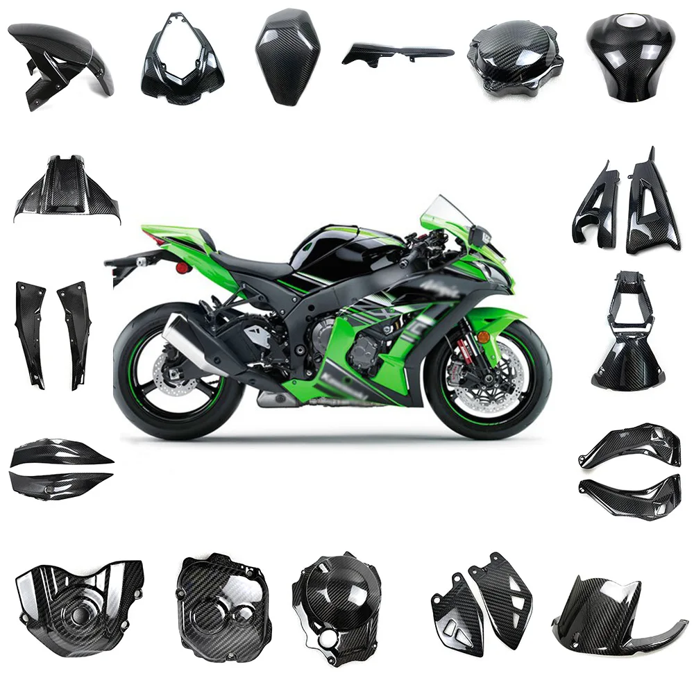 

Applicable motorcycle for Kawasaki ZX10R modified full set of carbon fiber appearance parts 2016+