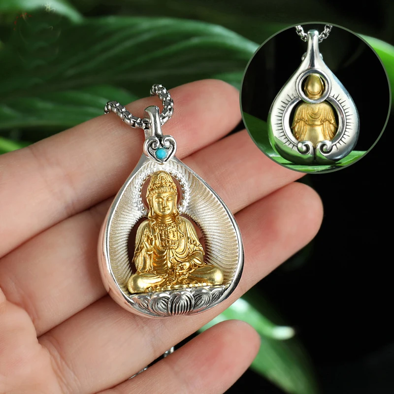 

Asia Buddhism goddess Guanyin bodhisattva safety Buddha card Pendant Amulet bring fortune GOOD LUCK healthy Effective protection