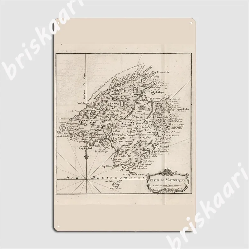 

Винтажная мальковская карта Испании (1764), металлические знаки, кинотеатр, гараж, Настенная роспись, декор на заказ, жестяные плакаты с вывеск...