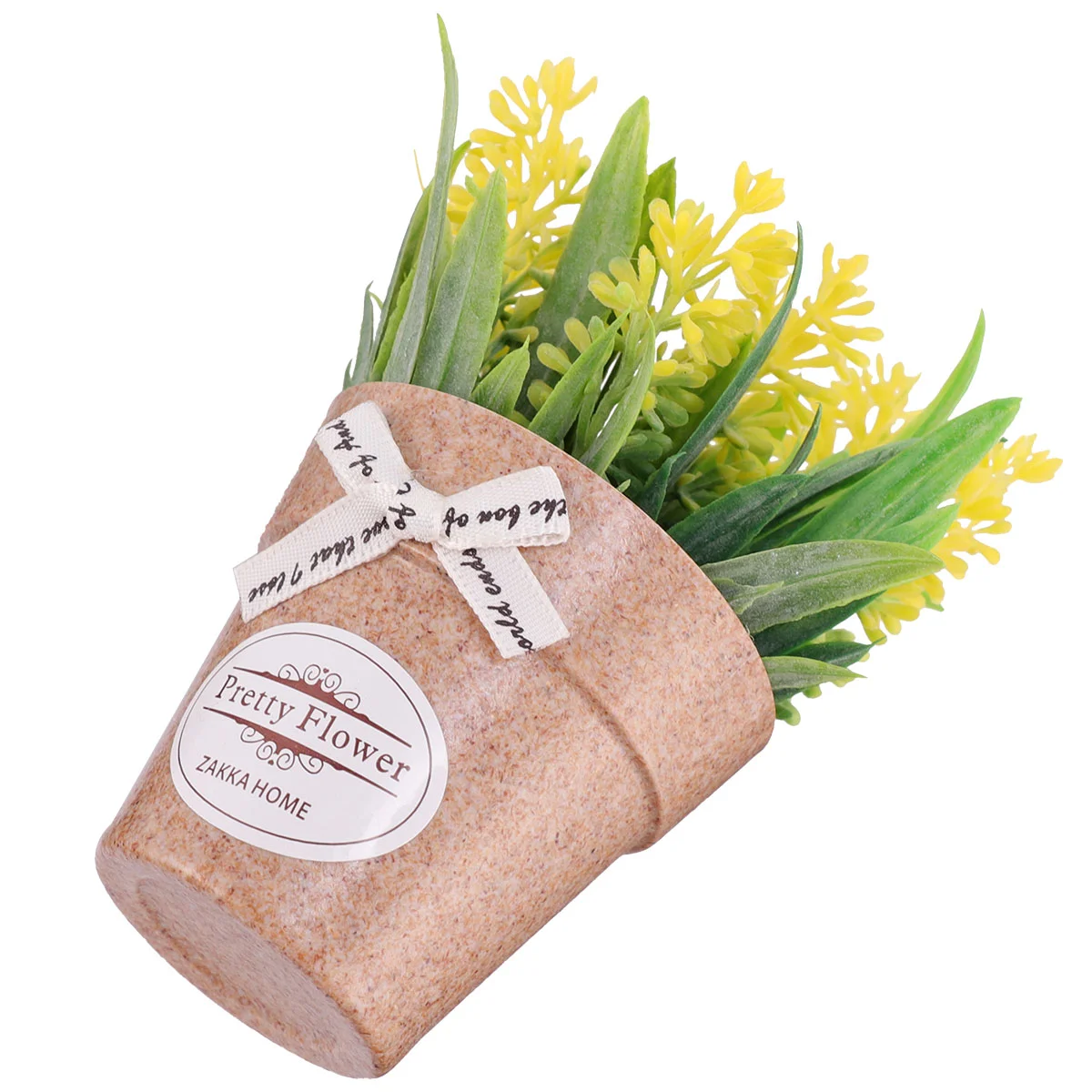 Украшение в горшке искусственные цветы букет комнатные растения имитация