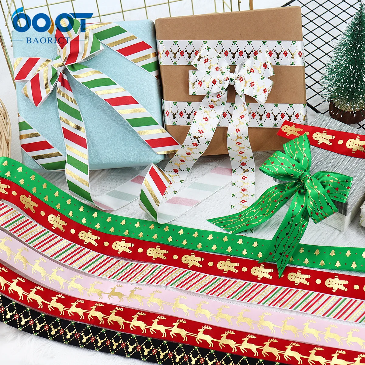 

Новогодние красные ленты в виде фруктов, 22419-1, 25 мм, 10 ярдов, аксессуары для бантов, праздничная подарочная упаковка, украшение ручной работы «сделай сам»