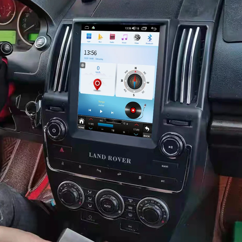 Tesla Style Android13 для Land Rover Freelander 2 LR2 L359 2006 - 2015 автомобильное радио GPS навигация Carplay