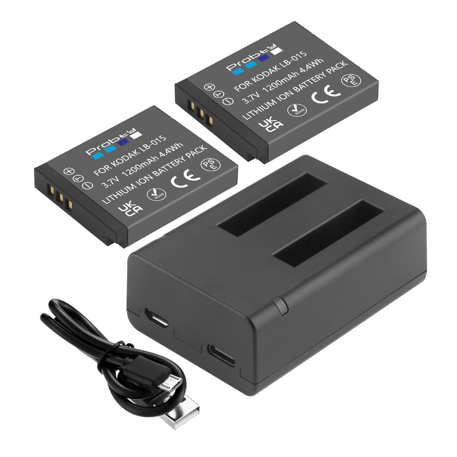 LB-015 LB015 2-канальное Зарядное устройство USB для KODAK PIXPRO WPZ2, прочные водонепроницаемые аксессуары для цифровой камеры