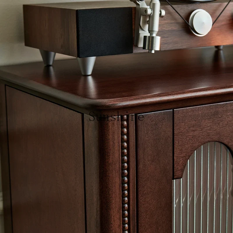 Французский средневековый стиль из цельного дерева Чанхун стеклянный дом у