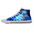 Легкие дышащие кроссовки для мужчин и женщин, повседневная Тканевая обувь с высоким верхом и 3D-принтом японского аниме Моя геройская Академия Dabi