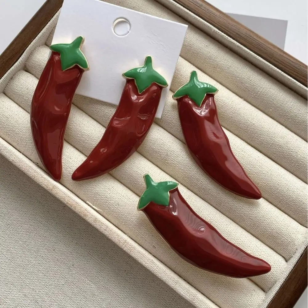Милое ожерелье с красным перцем ювелирные изделия кольцо на палец цепочка