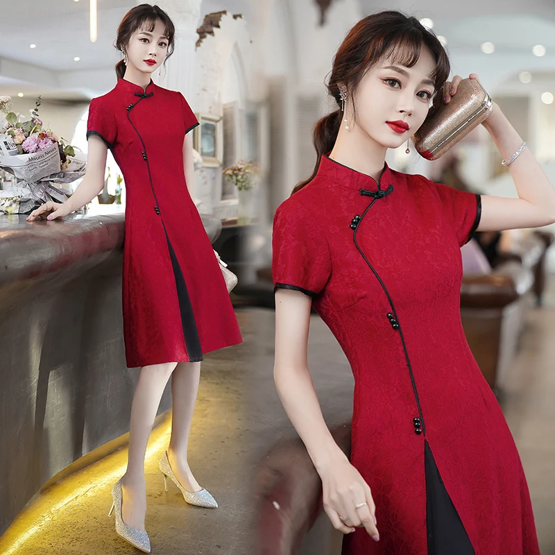 

Улучшенное платье Чонсам для молодых девушек