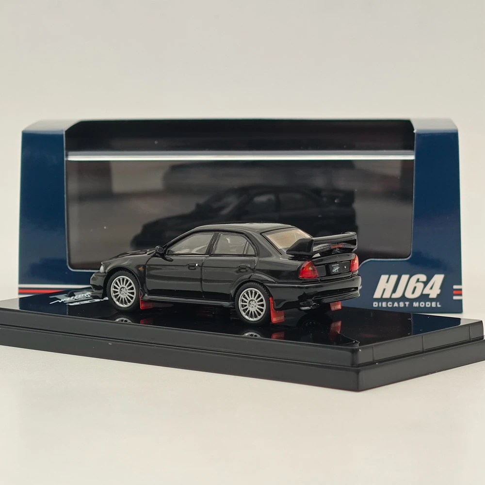1/64 Hobby Japan Lancer GSR Evolution VI (CP9A) 1999 с грязевым клапаном Pyrenees Black (P) HJ 642033 Коллекция литых
