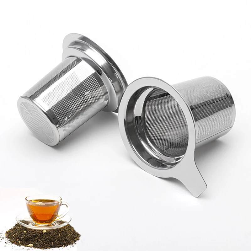 

Stainless Steel Tea Infuser Reusable Tea Strainer With Handle Teapot Loose Tea Leaf Fine Mesh Filter Teaware Tea Accessories