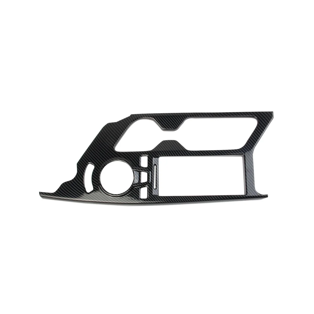 

Car Carbon Fiber Center Console Gear Shift Water Cup Holder Frame Cover Trim Stickers for KIA EV6 2021 2022 LHD