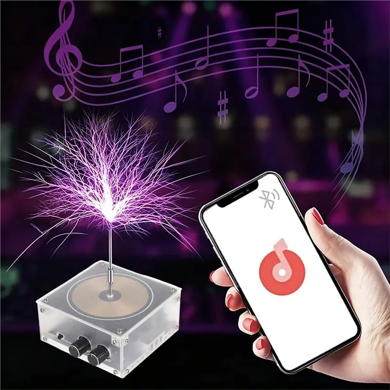 Y43A-Искусственная электрическая дуга для музыкальной Bluetooth-колонки Tesla Coil, беспроводной динамик, режим научных экспериментов (art.: 3920dbd077633) - 3920dbd077633