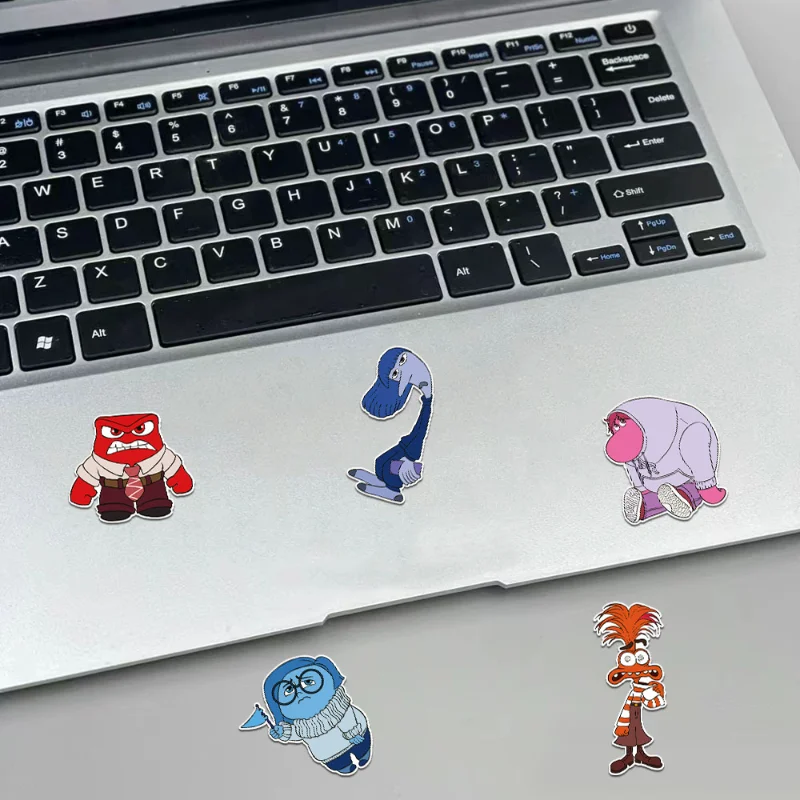 Фото 8 листов наклеек DSN Cartoon Inside Out 2 Make A Face, аниме-пазлы, DIY-наклейки для телефона, ноутбука, багажа, скейтборда, граффити-декали №5