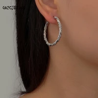 earrings retro for woman metallic spiral earrings 2022 new jewelry fashion wedding party girl earring women hoop earrings
