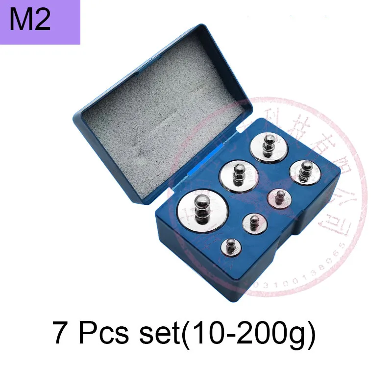 

M2 scale electronic scale electroplating chromium standard weight set 10g~200g
