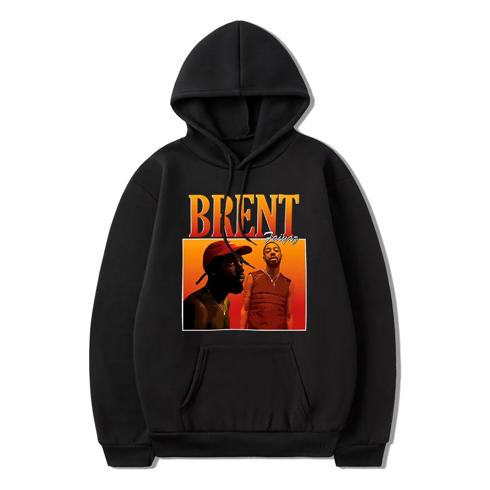 

Толстовка с капюшоном Брента Faiyaz для мужчин и женщин, Свитшот оверсайз в стиле унисекс, уличная одежда в стиле хип-хоп, популярный осенний те...