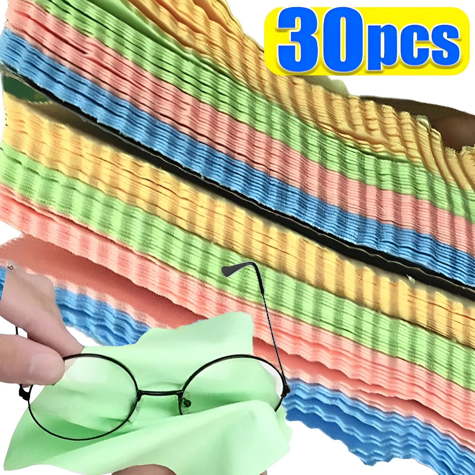 Microfiber Cleaning Cloth For Lens Phone Screen Cleaning Wipes Eyewear Accessory