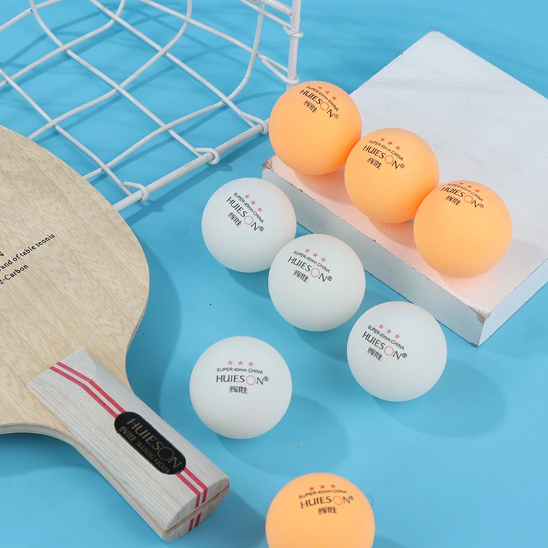 

6Pcs/Box Ping Pong Balls 40MM/1.57IN Diameter Table Tennis Ball Indoor And Outdoor Games Competition Training Supplies
