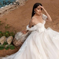 herburnl sexy boho wedding dress glitter ivory princess layered long sleeves modern illusion brides gowns for women