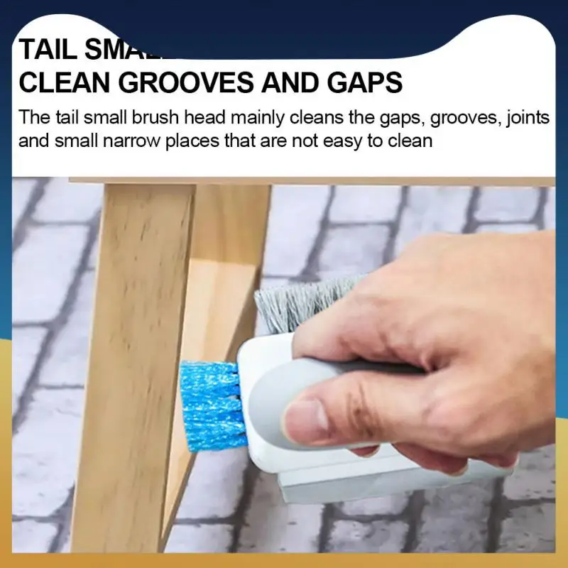 

Щетка для окна, портативная многофункциональная маленькая щетка, удобная щетка для ванной, плитки, пола, окна, щетка для зазора, ручная щетка