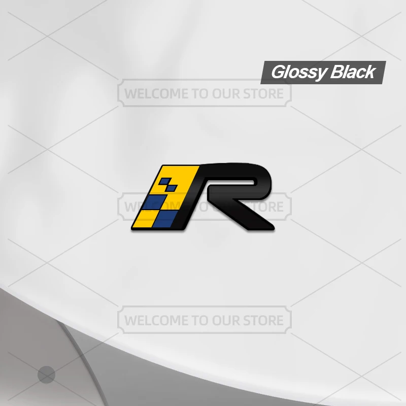 

Автомобильная 3D металлическая эмблема R, значок на руль, наклейки, внутренняя наклейка для Volvo R Design XC40 S80 XC60 S60 V70 V40 V50 V60 AWD B5