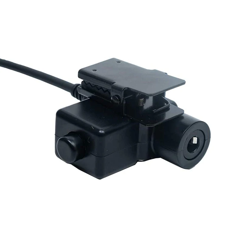 Tactical Throat Headset Earpiece with U94 Tactical PTT Compatible for Baofeng UV-5R BF-888S BF-F8HP BF-F9 UV-82 UV-82HP UV-82C