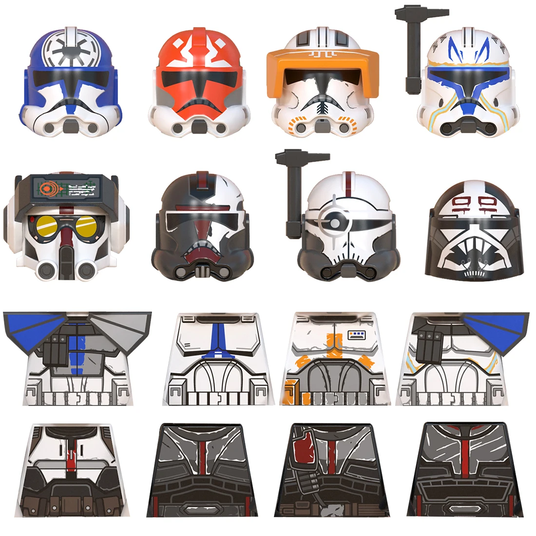 

Набор строительных блоков с оружием и шлемом в стиле Фэнтези, 32 шт.