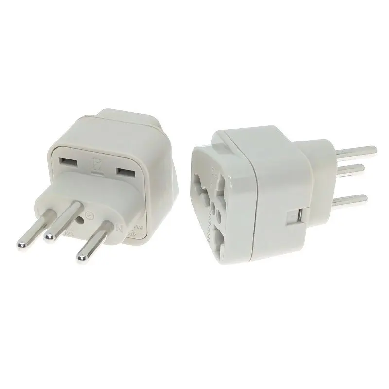 Универсальный Швейцарский Европейский адаптер для электрической вилки AC100 ~ 250 В