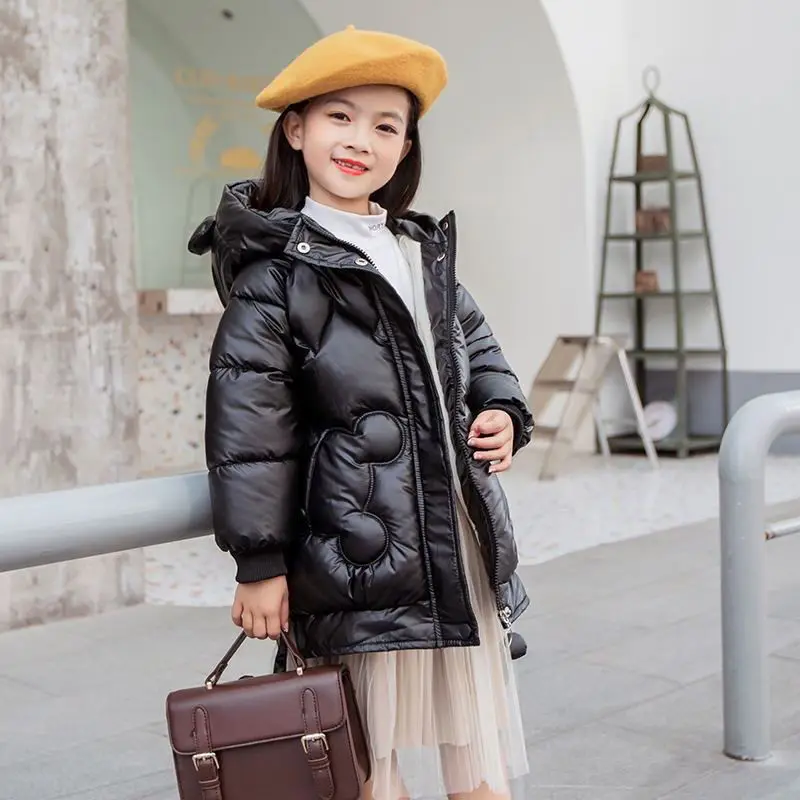 

Wash Free Plush Fashion Cotton Padded Jacket 2022 New Baby Girls' Winter Clothes Thickened Casual Cotton Padded Clothes