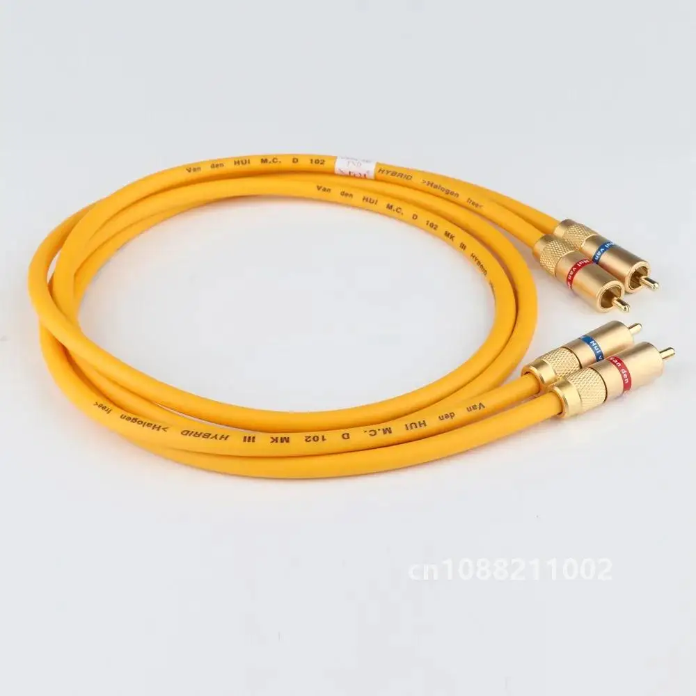 Van Den Hul VDH MC D102 MK III HYBRID RCA Межпоединительный кабель Провод с позолоченной разъемом