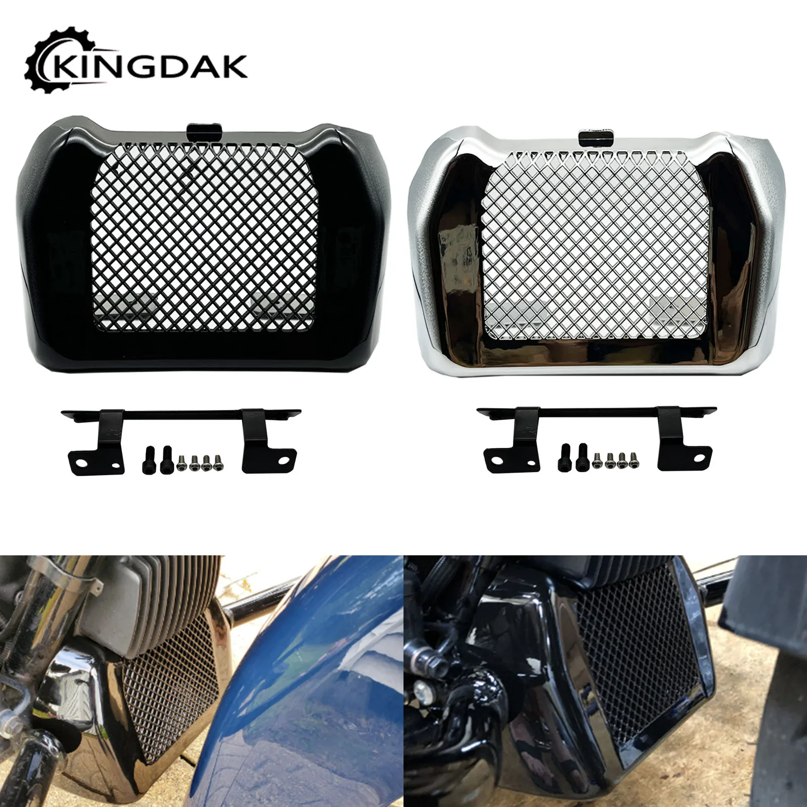 Cover Guard Radiator Case For Harley Touring Road Glide Fltrx Road King Street Glide Special Flhxs 17-2022