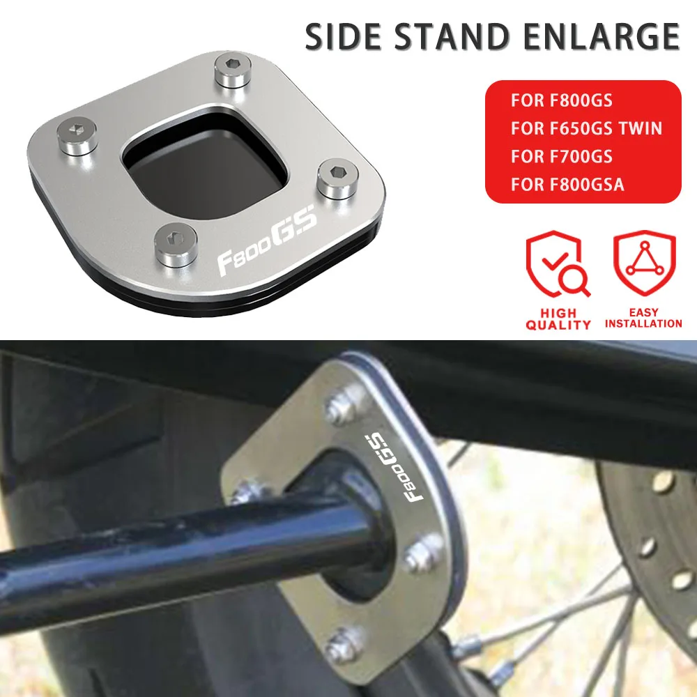 

Motorcycle Side Stand Enlarge Plate Kickstand Extension FOR BMW F800GS F 800 GS F650GS F 650 GS Twin F 700 GS F700GS F800GSA