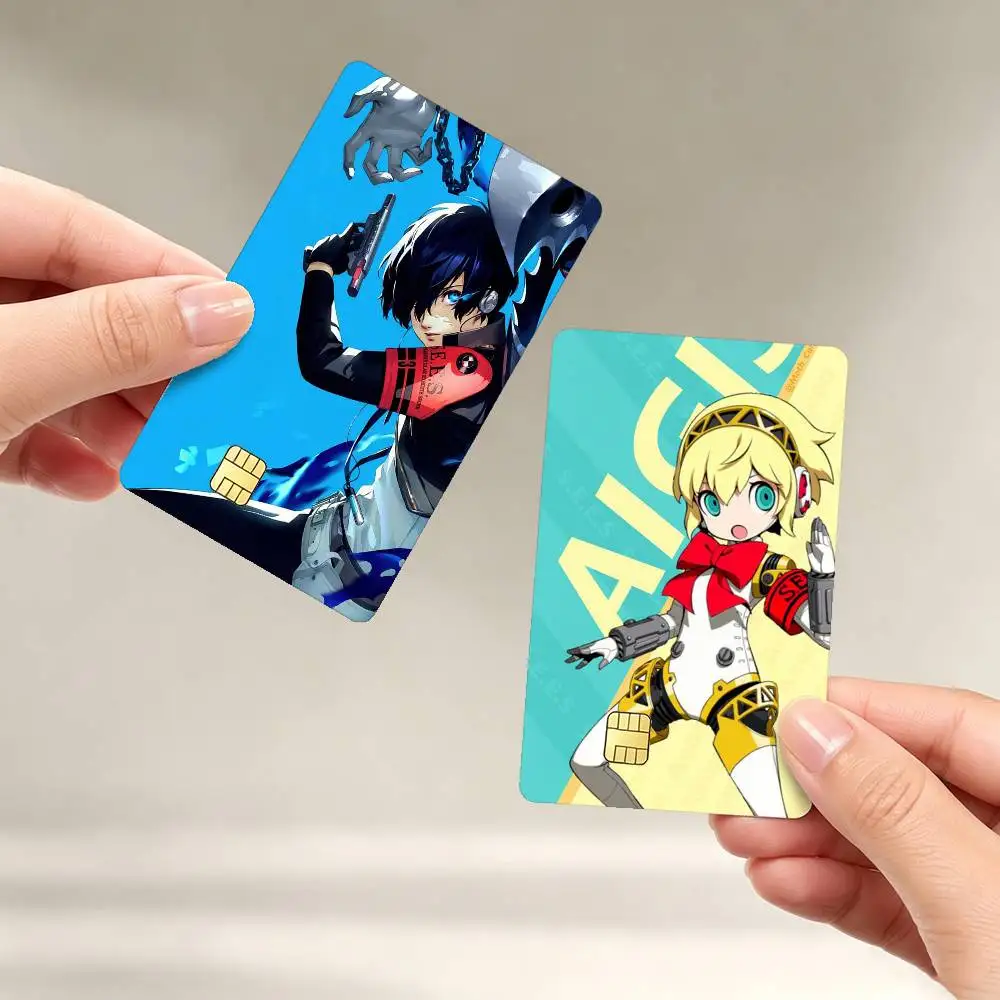 Фото Водонепроницаемые наклейки-пленки Aegis P3 Game Persona 3 для кредитных и дебетовых карт №1