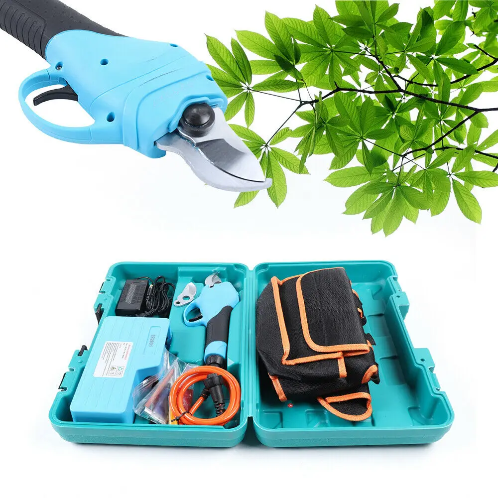 30MM Electric Garden Pruning Shear Secateur Branch Pruner