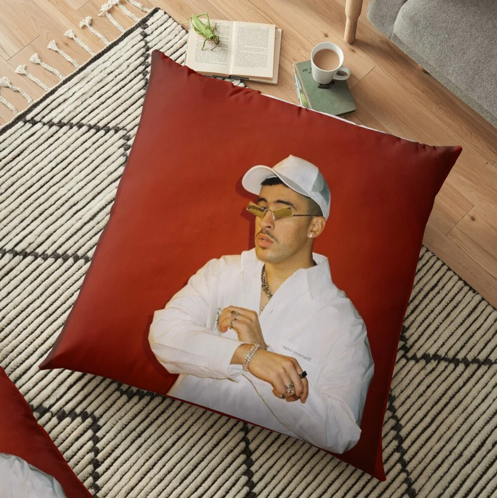 

Bad Bunny Printed Pillowcase Sofa Car Soft Cushion Cover Case Home Decor Accessories