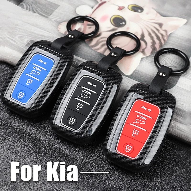 

For Kia Ceed JD Cerato Forte K3 Niro Optima K5 RIO 4 5 Sorento Soul Sportage QL Carnival Sedona Shuma Stonic Car Key Cover Case