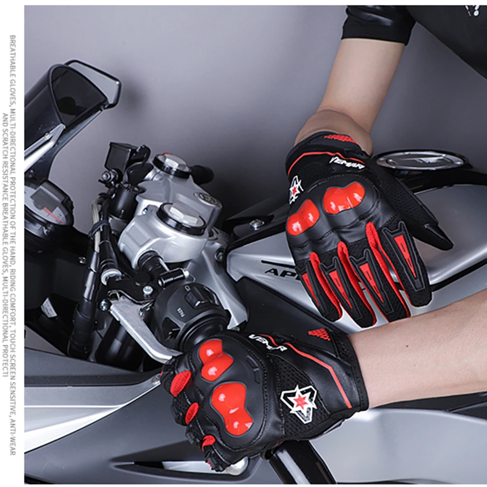 Vemar Новые 3 цвета мотоциклетные гоночные перчатки дышащие падение сопротивление